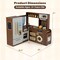MDF Corner Kitchen Playset with Lights Sounds and Accessories